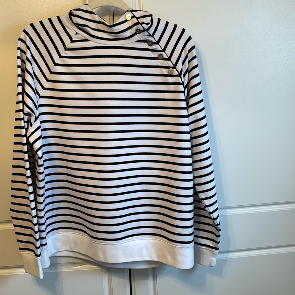 Pretty hooded Lauren top.